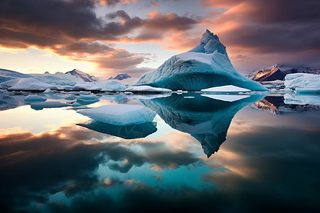 冰山的美景图片