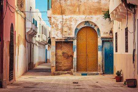 摩洛哥风情古城图片