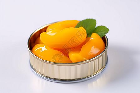 罐头多汁的桃子背景