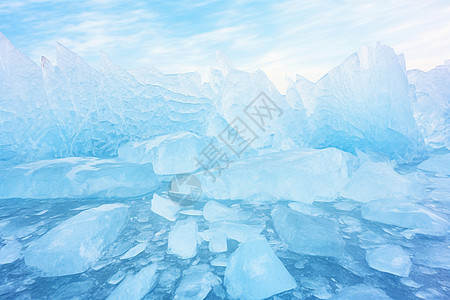 北极的冰块图片