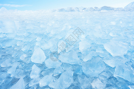 冰山里的冰块图片