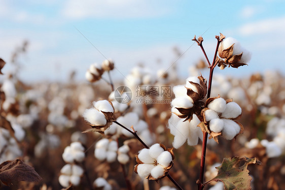 收获棉花图片