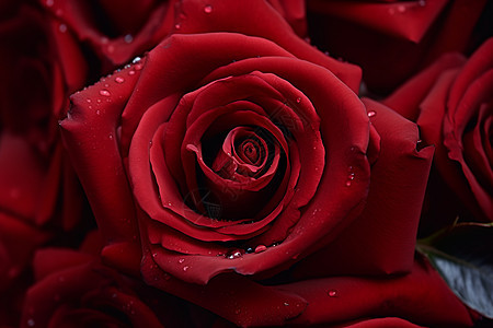 漂亮的红玫瑰图片