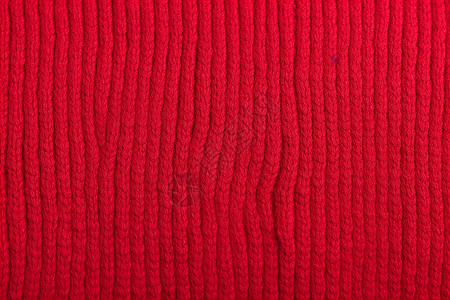 红色的针织织物高清图片