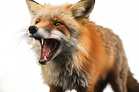 红色狐狸的美丽毛皮图片