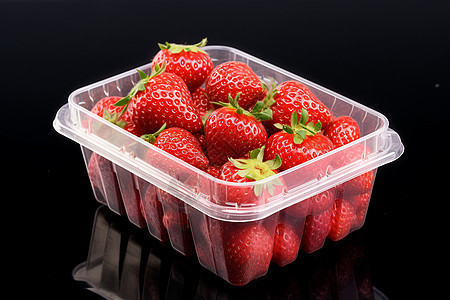 盒子里的草莓图片