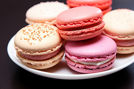五彩斑斓的法式甜点图片