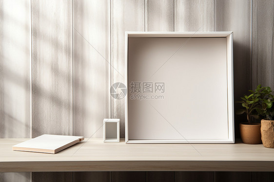 白盒子和白框架图片