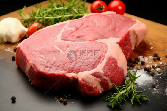 厨房新鲜的生肉图片