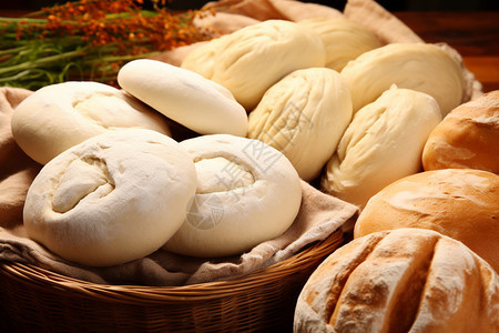 营养健康的面包图片