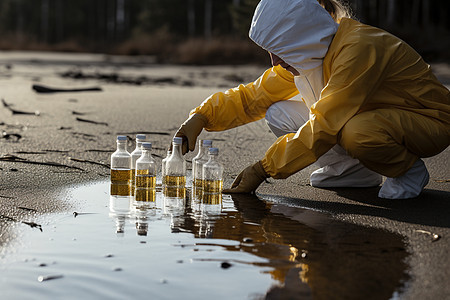 河上的生物学家图片