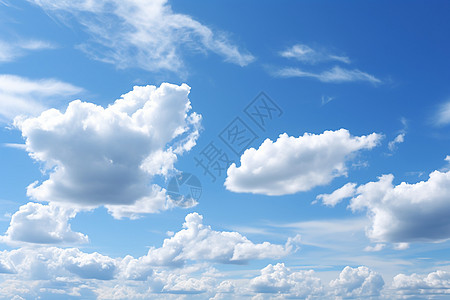 蓝天白云壁纸背景图片