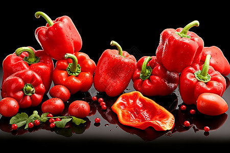 成熟的红辣椒图片