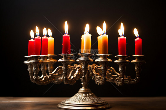 宗教庆典蜡烛图片