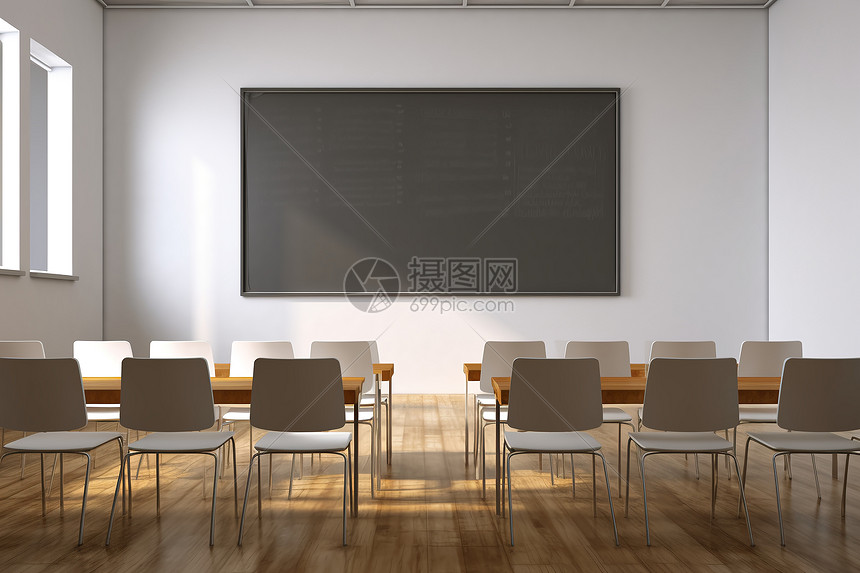 教室讲台上的黑板图片