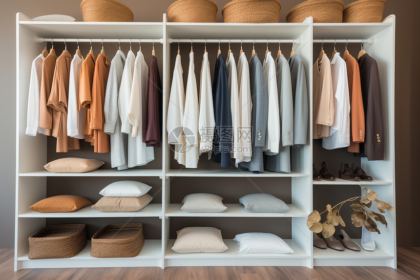 混合风格的衣橱高清图片下载正版图片600642969摄图网