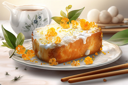 桂花蛋糕图片