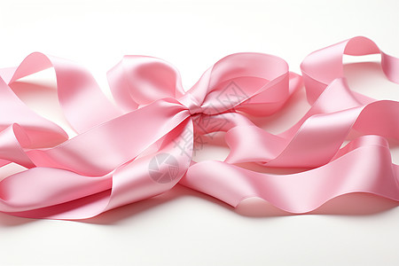 粉色丝带的礼盒图片