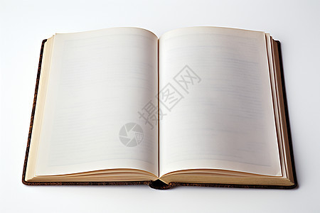 一本空白的书本背景图片