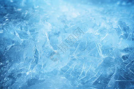 结冰冬季的冰面设计图片