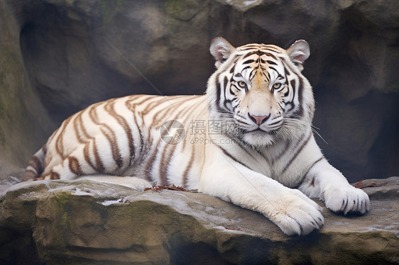 肉食动物的白虎图片