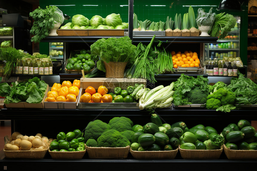 清新的农产品展示高清图片下载-正版图片600646901-摄图网