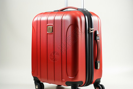 漂亮的红色行李箱图片