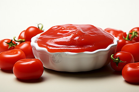 健康可口的番茄酱图片