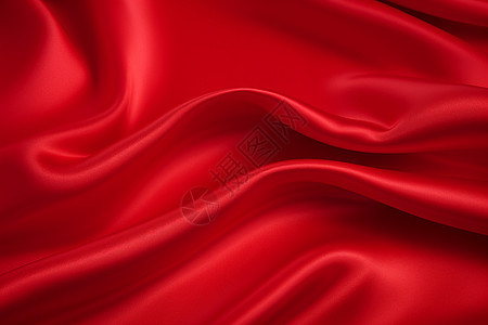 红丝绸的波浪纹路图片