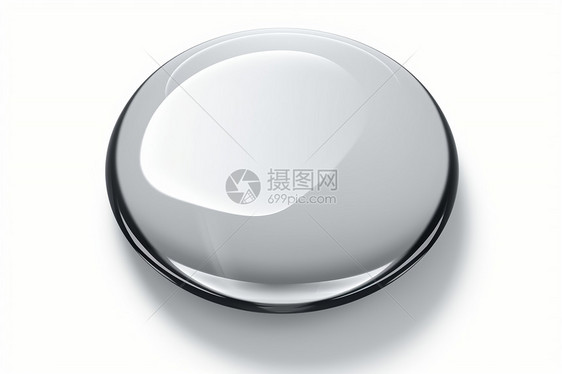 立体的金属圆形按钮图片