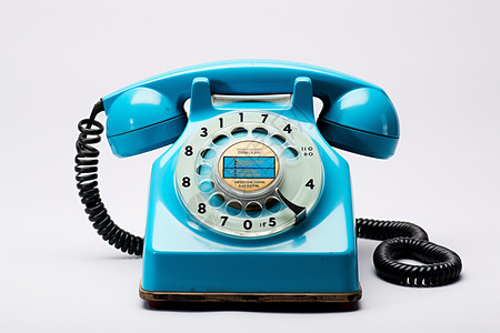 旧式电话复古的座机电话背景
