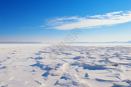 一望无际的雪地图片