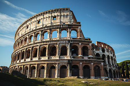 古老雄伟的古罗马建筑图片