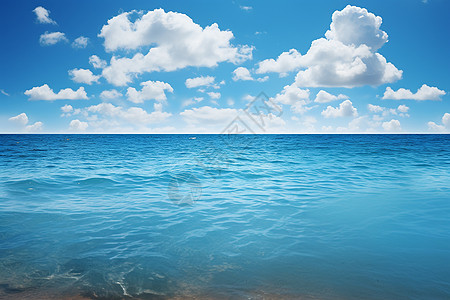 碧海蓝天的美丽景观图片
