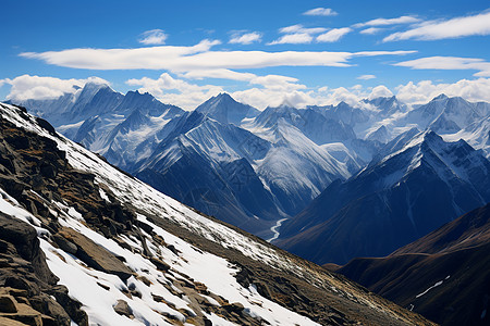 美丽的喜马拉雅山脉景观图片