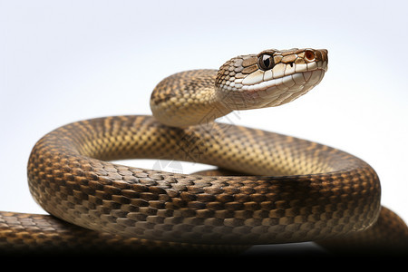 盘旋的动物眼镜蛇背景图片