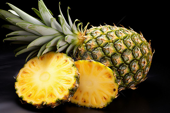 美味清新的菠萝水果图片