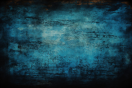 粗糙破旧的蓝色木板背景背景图片