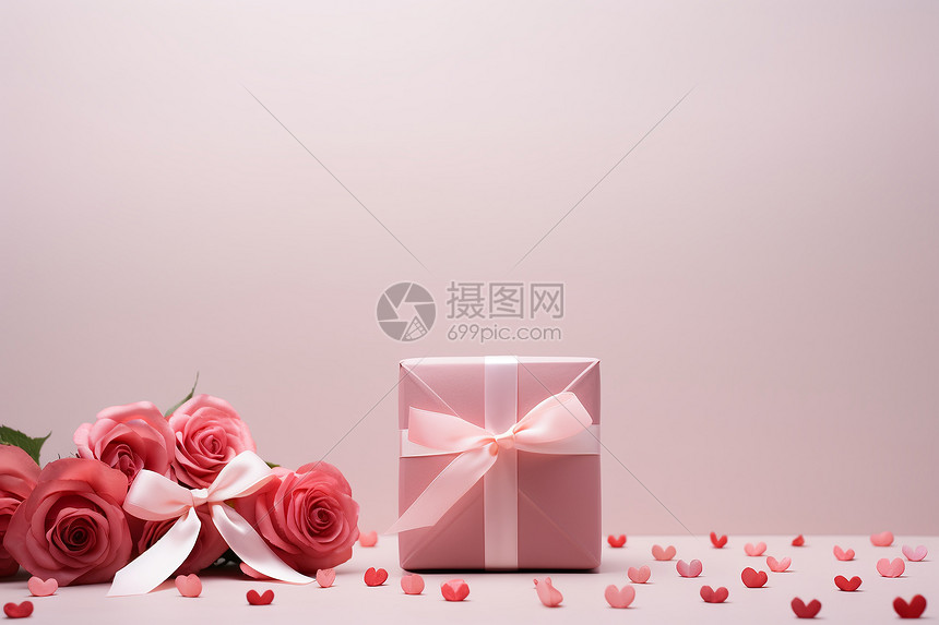 爱与浪漫的粉色盛宴图片