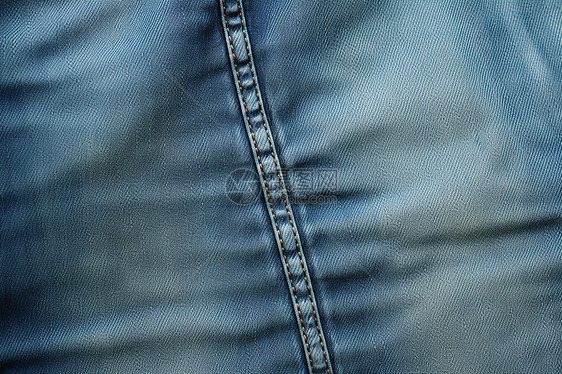 旧蓝牛仔裤中的细节图片