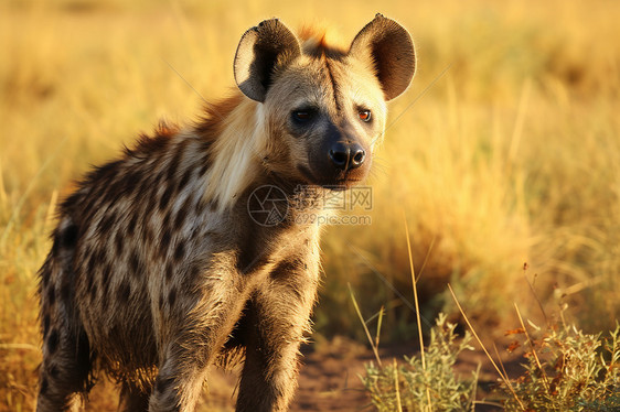 肯尼亚草原上的斑鬣狗图片