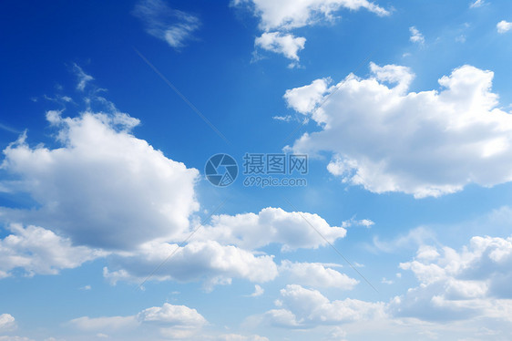 梦幻的白云图片