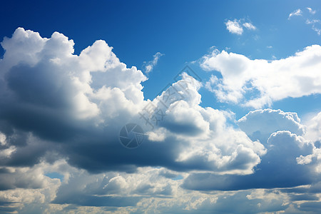 天空中的美丽云朵背景图片