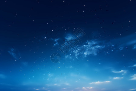 天空中闪烁的星星背景图片