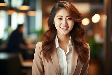 年轻的亚洲职场女性图片