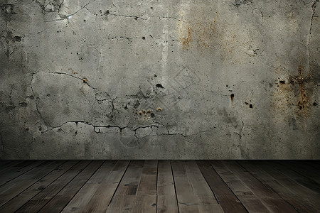 灰色墙壁的空间建筑图片