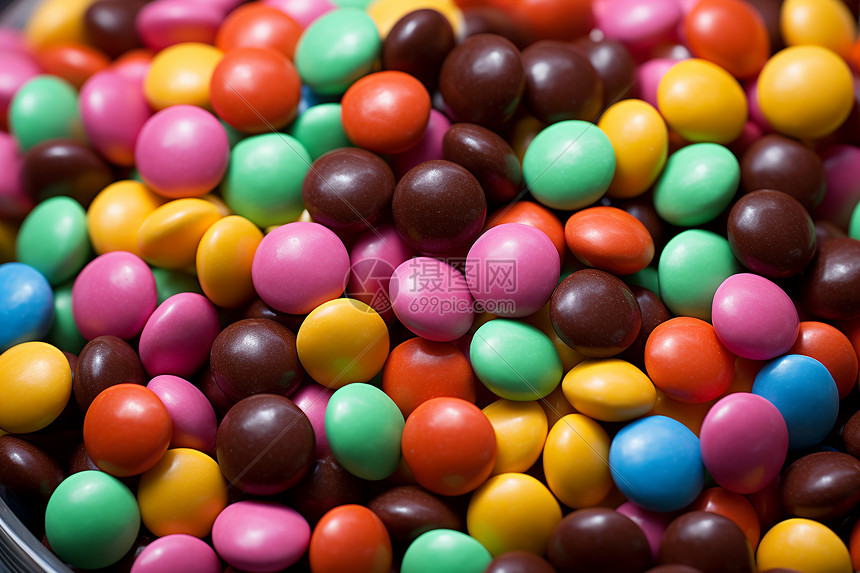 精美的彩色糖果球图片