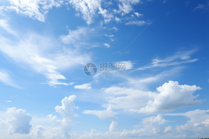 云朵与蓝天图片