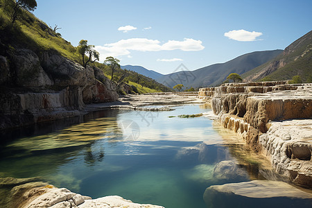 壮观的山川湖泊景观图片