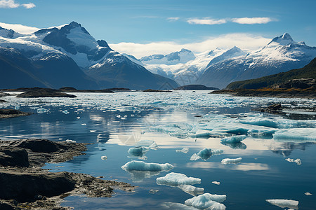 壮观的国家冰川地质公园景观图片